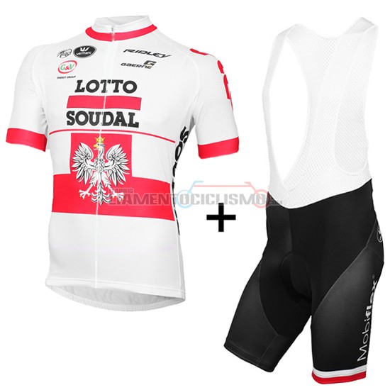 Abbigliamento Ciclismo Lotto 2016 bianco e rosso